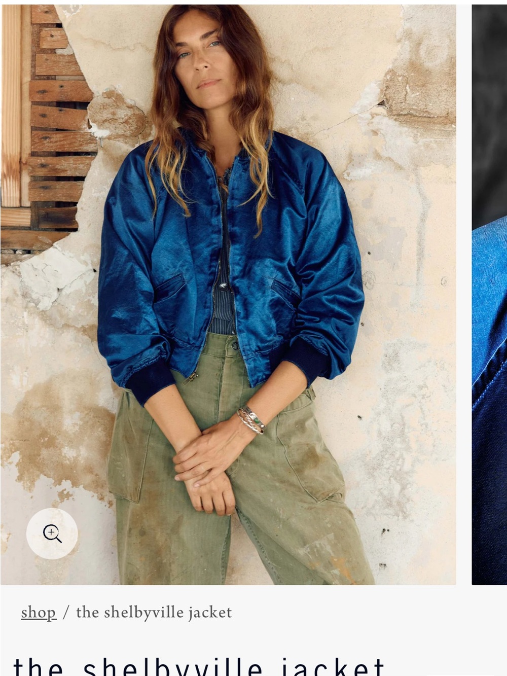 Imogene + Willie Shelbyville Souvenir Crop Jacket Sz M - Picture 4 of 5